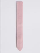 Marks & Spencer Knitted Tie Pale Pink