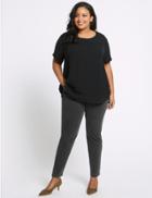 Marks & Spencer Curve High Waist Super Skinny Jeans Black