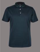 Marks & Spencer Supima&reg; Pure Cotton Polo Shirt Green