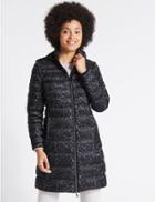 Marks & Spencer Down & Feather Padded Jacket With Stormwear&trade; Grey Mix