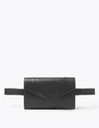 Marks & Spencer Leather Western Bum Bag Black
