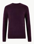 Marks & Spencer Stripe Texture Jumper Grape