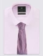 Marks & Spencer Textured Tie Mauve Mix