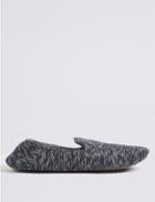 Marks & Spencer Slip-on Slipper Mule Navy Marl