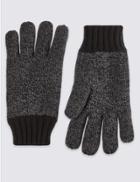Marks & Spencer Thinsulate&trade; Knitted Gloves Black