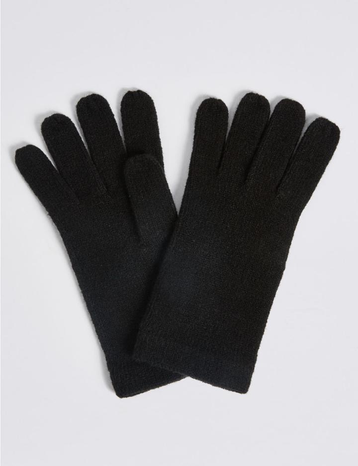 Marks & Spencer Soft Knitted Gloves Black