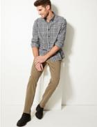 Marks & Spencer Slim Fit Authentic Chinos With Stretch Natural