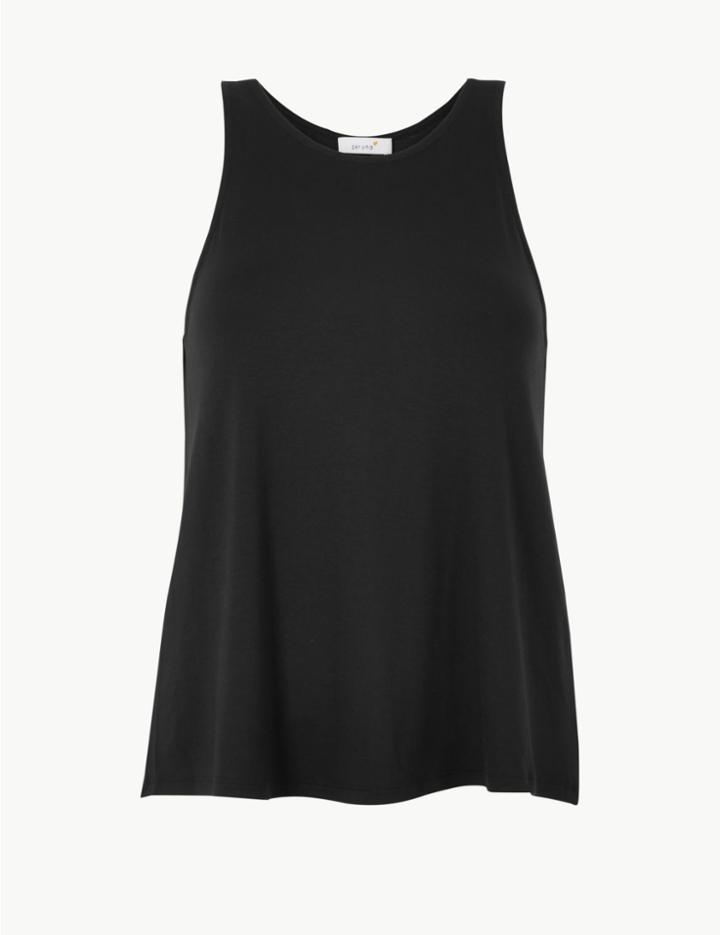 Marks & Spencer Racer Back Vest Top Black