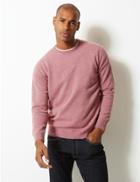 Marks & Spencer Pure Lambswool Crew Neck Jumper Mallow