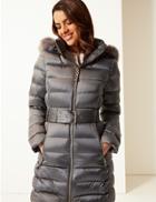 Marks & Spencer Down & Feather Jacket Light Mole