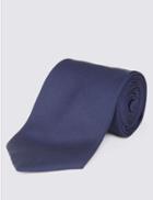 Marks & Spencer Pure Silk Tie Navy
