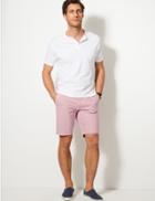 Marks & Spencer Slim Fit Chino Shorts With Stretch Pale Pink