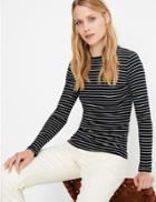 Marks & Spencer Pure Cotton Striped Regular Fit T-shirt