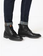 Marks & Spencer Lace-up Casual Boots Black
