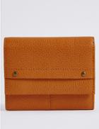 Marks & Spencer Leather Grainy Purse With Cardsafe&trade; Ochre