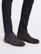 Marks & Spencer Suede Lace-up Chukka Boots Grey