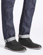 Marks & Spencer Lace-up Chukka Boots Black