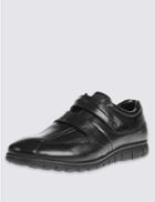 Marks & Spencer Leather Slip-on Shoes With Airflex&trade; Black