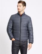 Marks & Spencer Quilted Jacket With Stormwear&trade; Grey