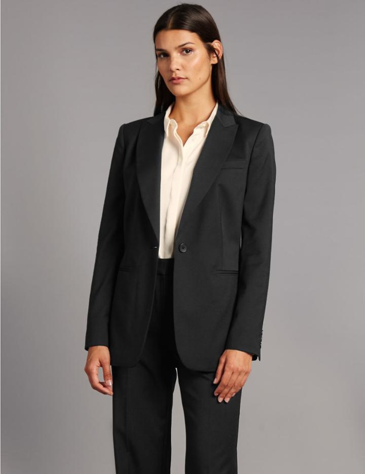 Marks & Spencer Wool Blend Jacket Black