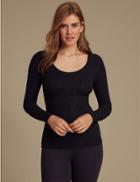 Marks & Spencer Heatgen&trade; Plus Thermal Long Sleeve Top Navy Mix