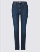Marks & Spencer Sculpt & Lift Slim Leg Jeans Medium Indigo