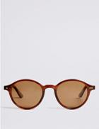 Marks & Spencer Classic Round Sunglasses Brown