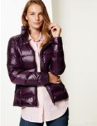 Marks & Spencer Padded Jacket With Stormwear&trade; Plum