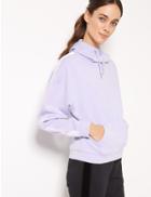Marks & Spencer Long Sleeve Hooded Top Medium Lilac