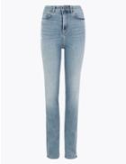 Marks & Spencer Sophia Super Soft Straight Leg Jeans Light Indigo