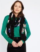 Marks & Spencer Blossom Petals Print Scarf Black Mix