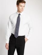 Marks & Spencer Easy To Iron Slim Fit Shirt With Stretch White