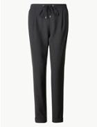 Marks & Spencer Tapered Leg Ankle Grazer Cigarette Trousers Grey Mix