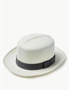 Marks & Spencer Foldable Panama Hat Tobacco