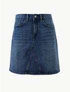 Marks & Spencer Denim Mini Skirt Medium Indigo