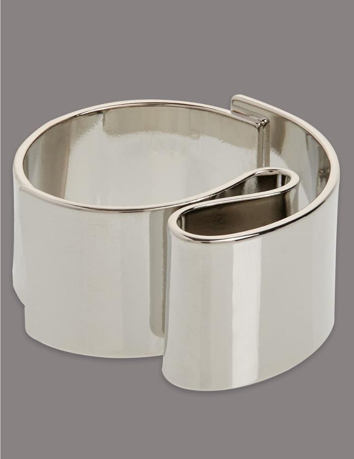Marks & Spencer Swirl Ring Silver Mix