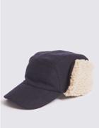 Marks & Spencer Baseball Cap With Wool Navy