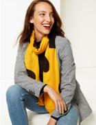 Marks & Spencer Spotted Scarf Yellow Mix