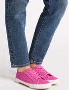 Marks & Spencer Canvas Lace-up Trainers Pink