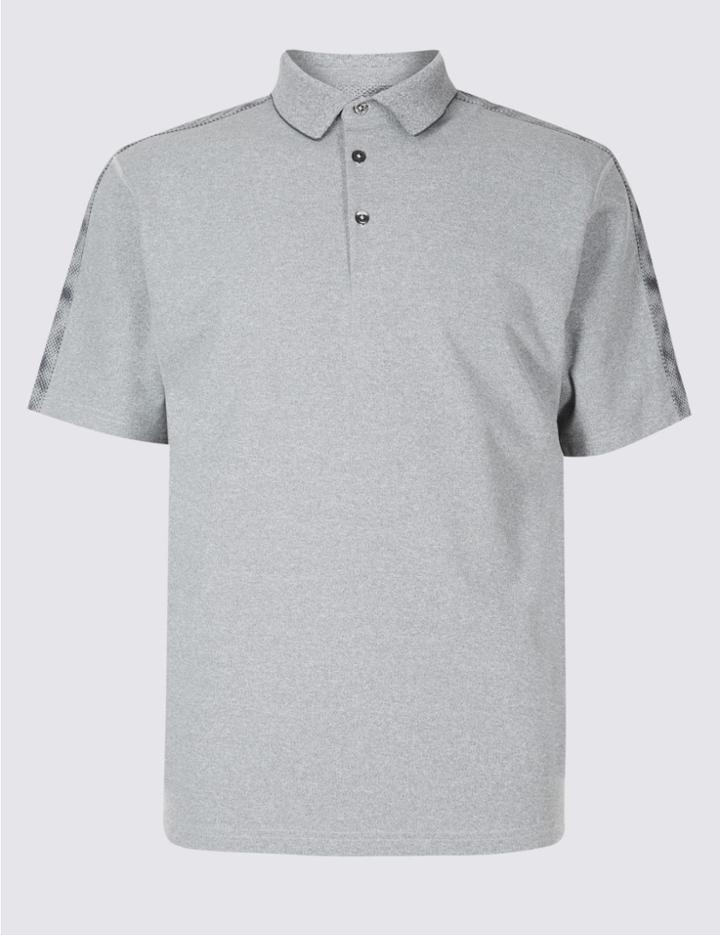 Marks & Spencer Slim Fit Polo Shirt Grey