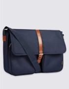 Marks & Spencer Cordura&reg; Scuff Resistant Messenger Bag Navy