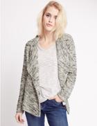 Marks & Spencer Warm Handle Boucle Long Sleeve Jersey Top Ivory Mix