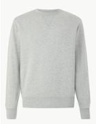 Marks & Spencer Pure Cotton Crew Neck Sweatshirt Grey