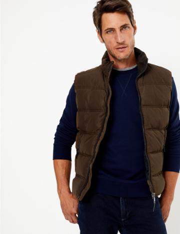 Marks & Spencer Padded Gilet Tobacco