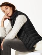 Marks & Spencer Lightweight Down & Feather Gilet With Stormwear&trade; Black