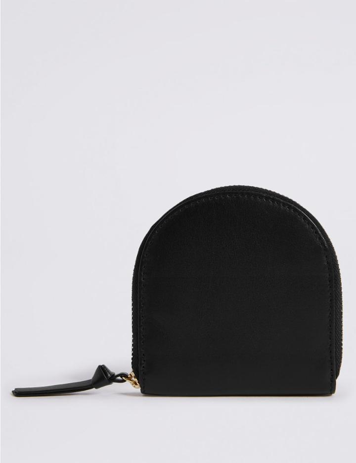 Marks & Spencer Leather Crescent Purse Black