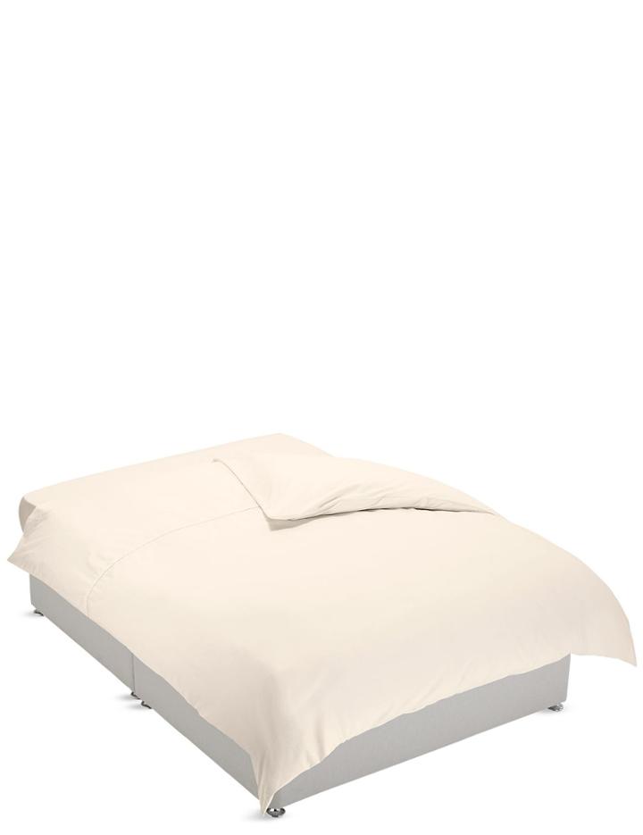 Marks & Spencer Non-iron Pure Egyptian Cotton Duvet Cover Ivory