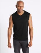 Marks & Spencer Crew Neck Vest Top Black Mix