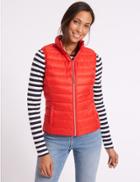 Marks & Spencer Lightweight Down & Feather Gilet With Stormwear&trade; Poppy