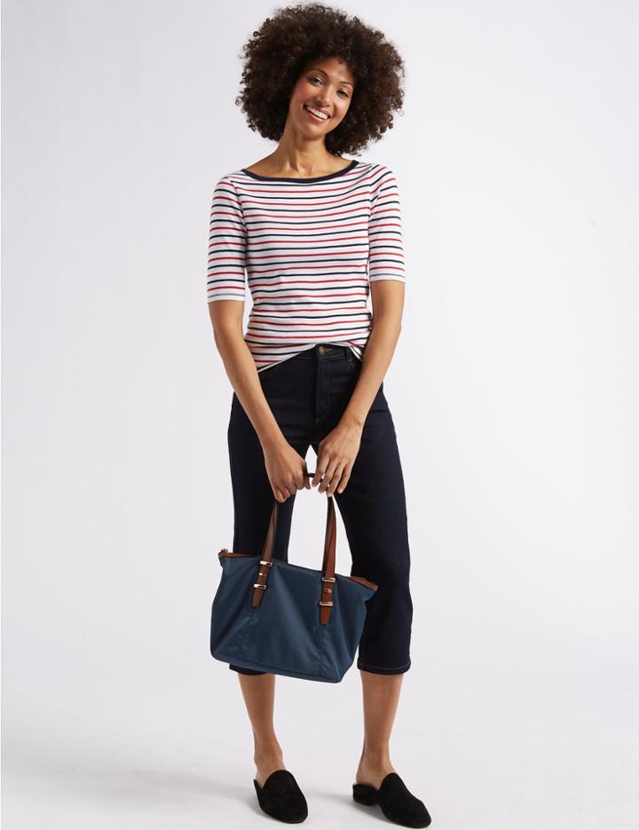 Marks & Spencer Tote Bag Navy Mix